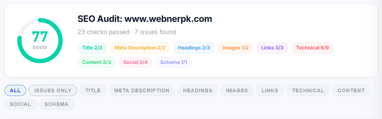 FREE Website Audit Tool: Find SEO Errors & Boost Rankings in 5 Minutes | Seokify